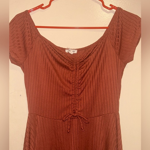 Brown summer dress - Picture 2 of 4